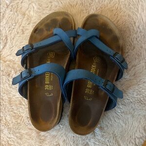 Birkenstock Blue Double-Strap Sandals